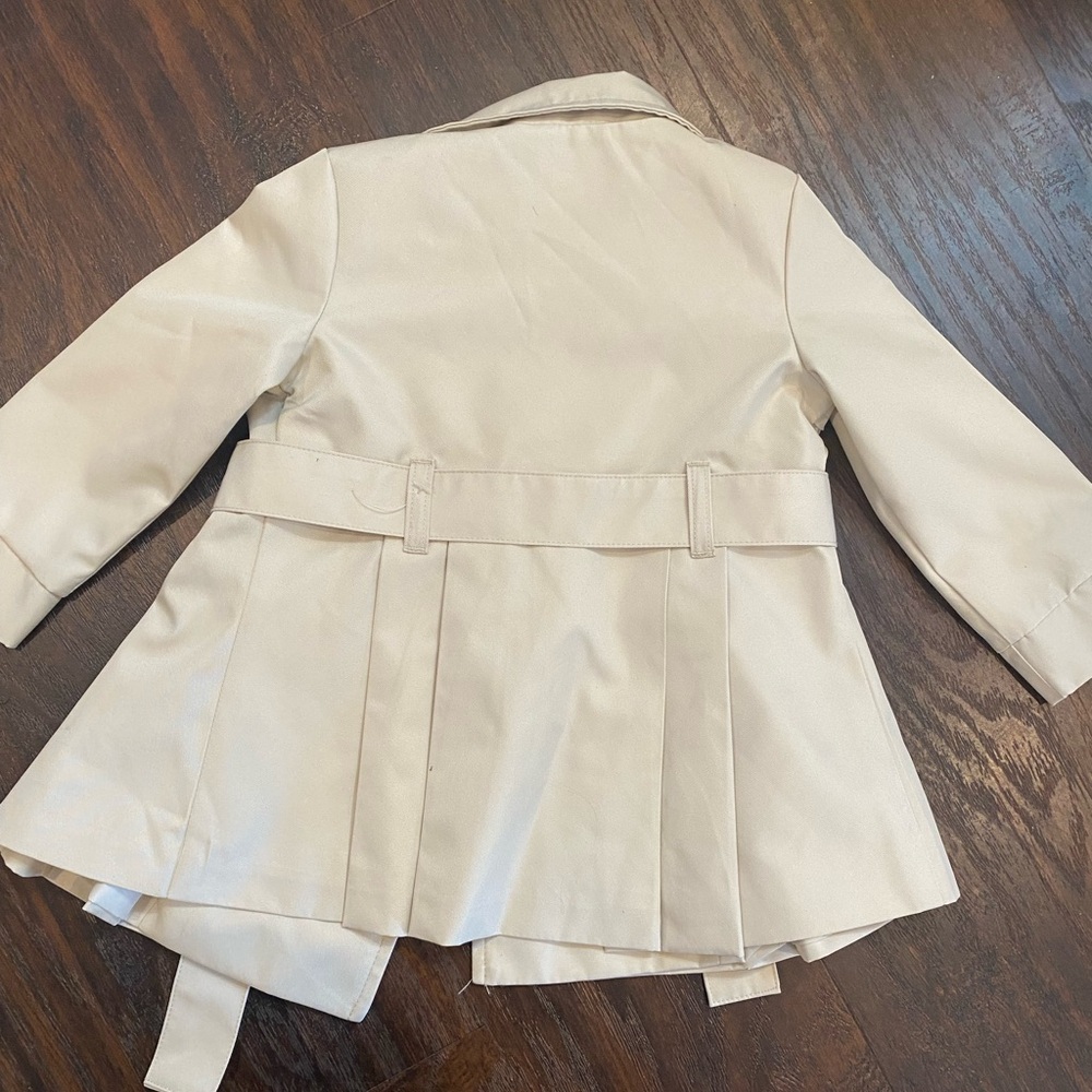 Tahari Toddler Trench Coat - Picture 2 of 4